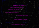 Предварительная поисковая карта кометы C/2009 E1 (Itagaki). Звезды до 9.4 зв. вел. Время Московское.