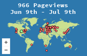 Locations of visitors to this page